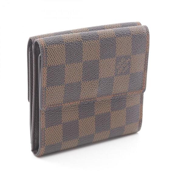 LOUIS VUITTON Brown Damier Leather Wallet - Picture 2 of 10